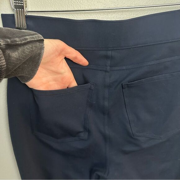 SPANX Women's Navy Blue The Perfect Pant Ankle 4-Pocket Size Medium 20202R - Picture 6 of 16